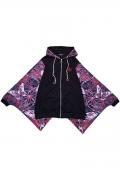 PSYCHO NATION(サイコネーション) 振袖 ZIP パーカー BLACK×RED