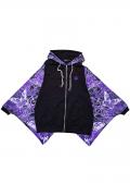 PSYCHO NATION(サイコネーション) 振袖 ZIP パーカー BLACK×PURPLE