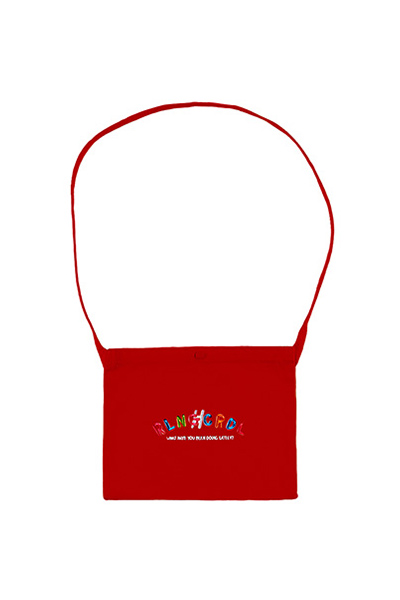 ROLLING CRADLE CANVAS BAG / Red