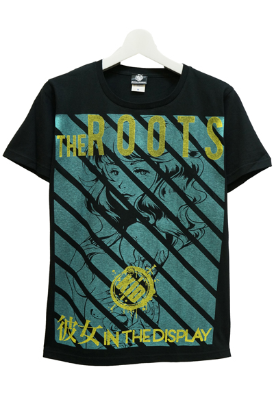 彼女 IN THE DISPLAY THE  ROOTS Tシャツ BLK×BLUE