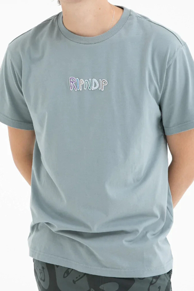 RIPNDIP (リップンディップ)　OG Prisma Short Sleeve Tee (Slate Grey)