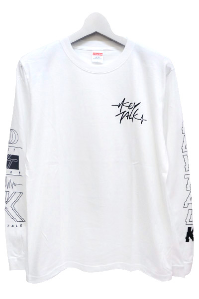 KEYTALK LONG SLEEVE T-SHIRT WHITE