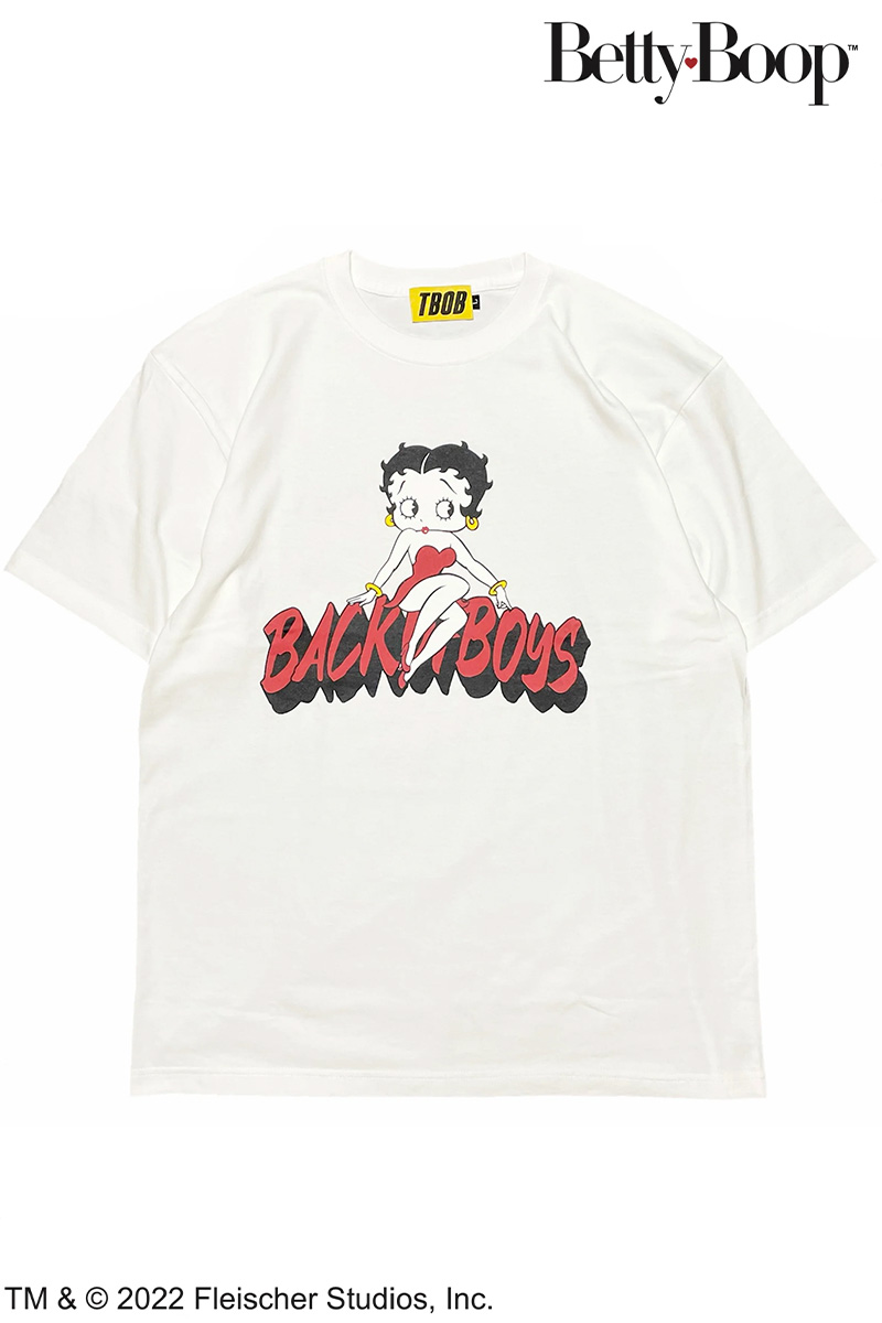 TheBackOfBoys(ザバックオブボーイズ) TBOB×BettyBoop™️ TEE WHITE