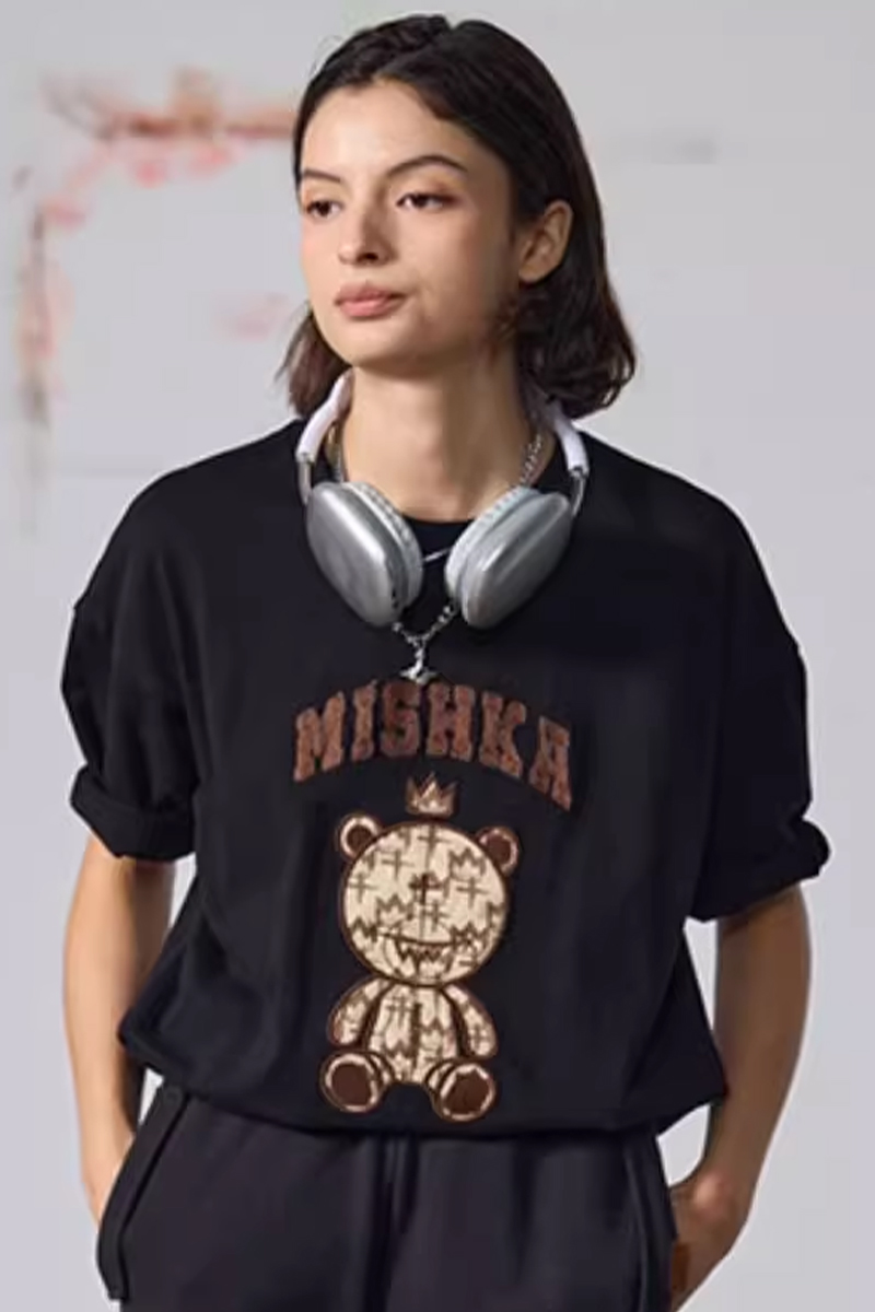 MISHKA (ミシカ) M61200052 Embroidery Black