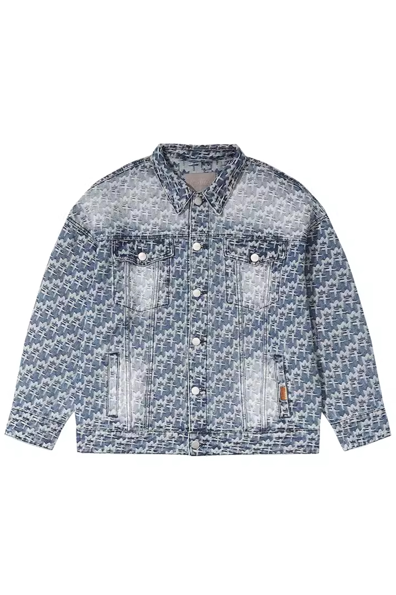 MISHKA (ミシカ) Printed Jacquard Denim Jacket / ロック MISHKA (ミシカ) Printed Jacquard Denim Jacket / ロック