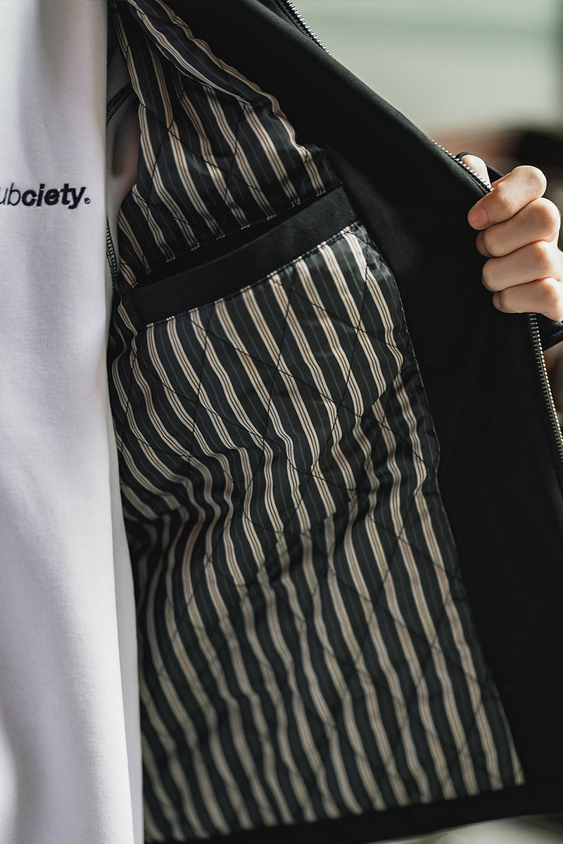 Subciety (サブサエティ) SUEDE SWING TOP-BLACK / ロック