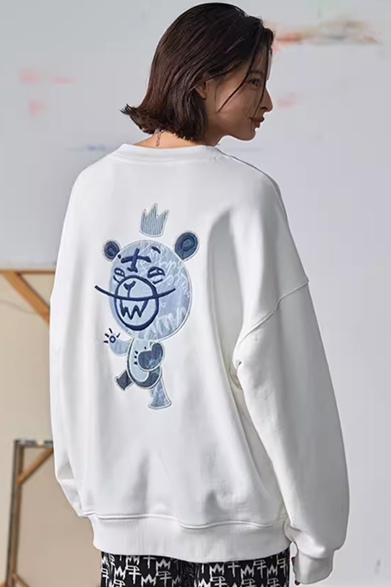 MISHKA (ミシカ) Embroidery Pullover Off White