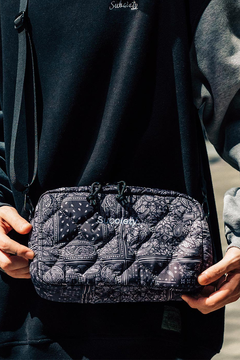 Subciety (サブサエティ) QUILTED BODY BAG PAISLE