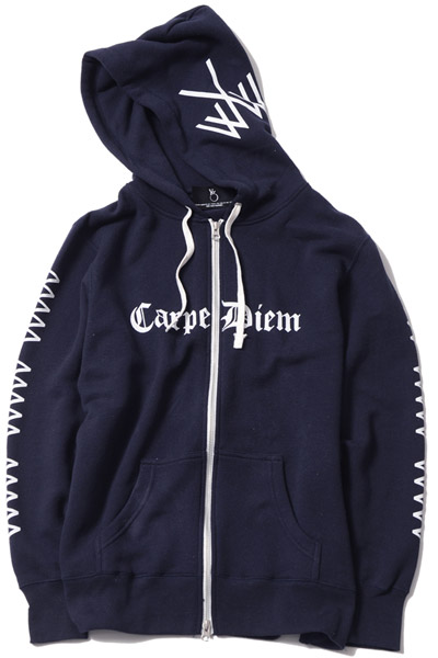 VIRGO CARPE DIEM ZIP PARKA NAVY