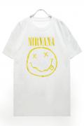 NIRVANA UNISEX TEE: YELLOW Happy Face