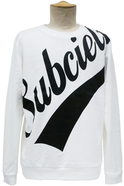 Subciety SWEAT-LARGE GLORIOUS- - WHITE