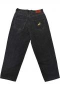 TOY MACHINE (トイマシーン) ROBOT ＆ SECT LOOSE STRAIGHT DENIM PANTS BLACK