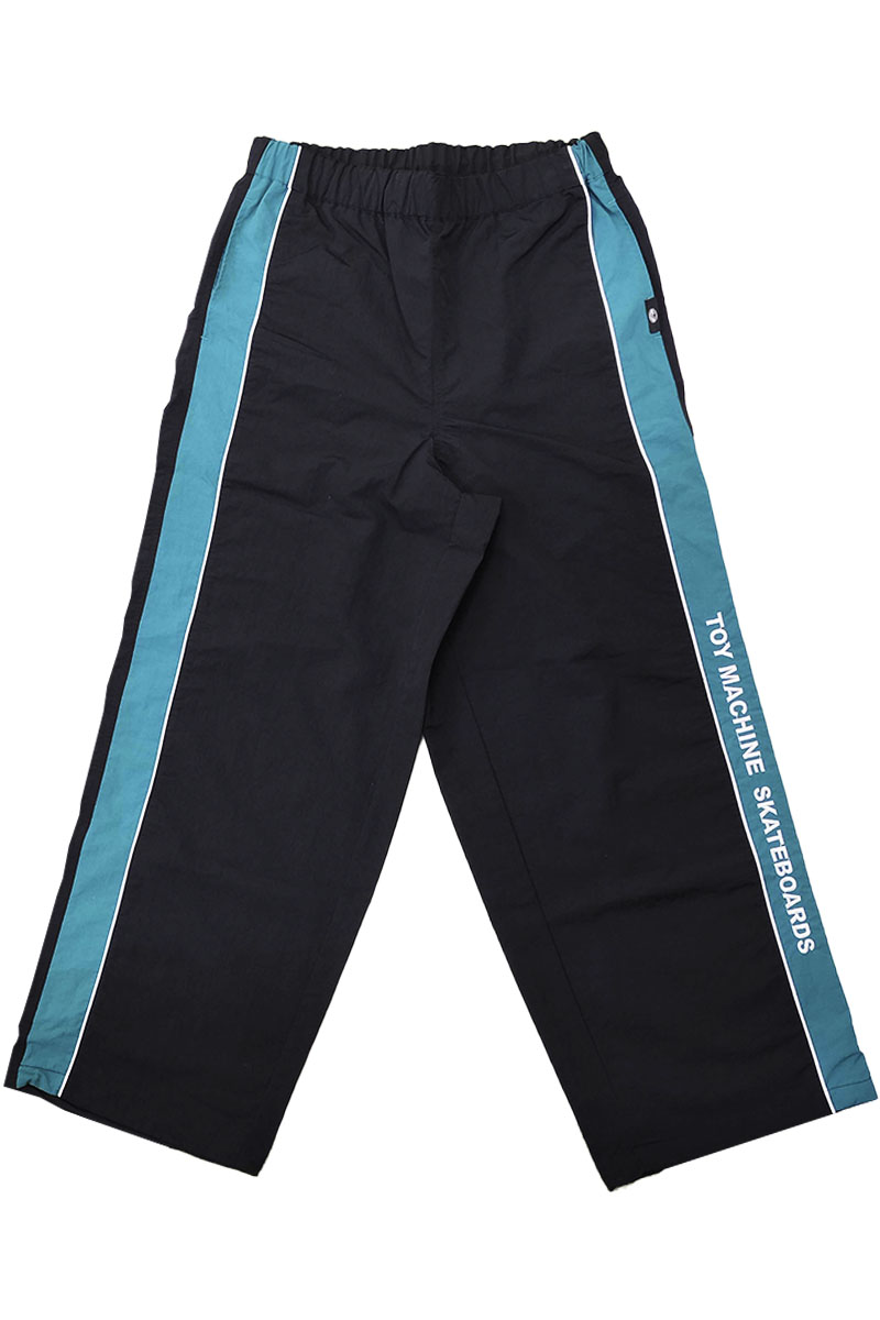TOY MACHINE (トイマシーン) NYLON TRACK PANTS BLACK