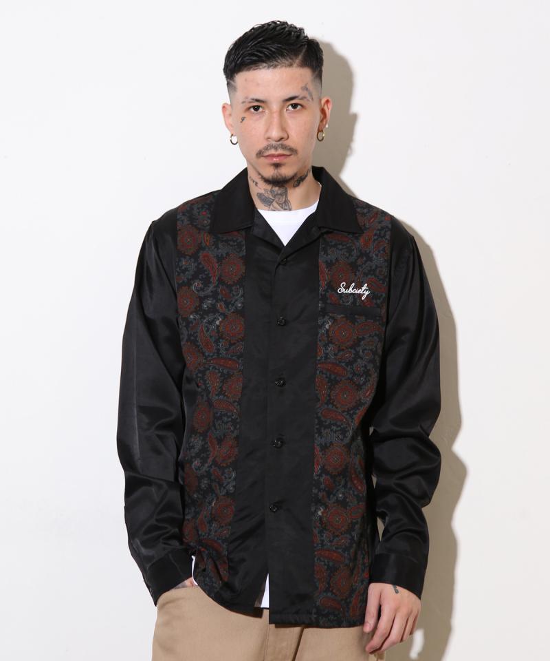 Subciety PANEL SHIRT BLACK/BLACK