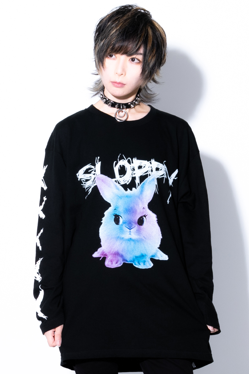 TRAVAS TOKYO ラビットビッグロンT BLACK