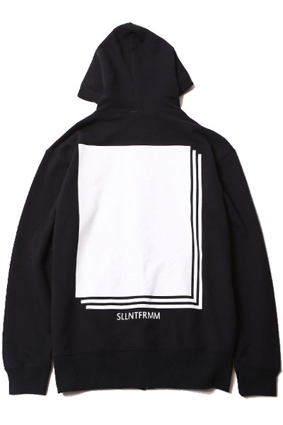 SILLENT FROM ME SQUARE -Ziphood- BLACK