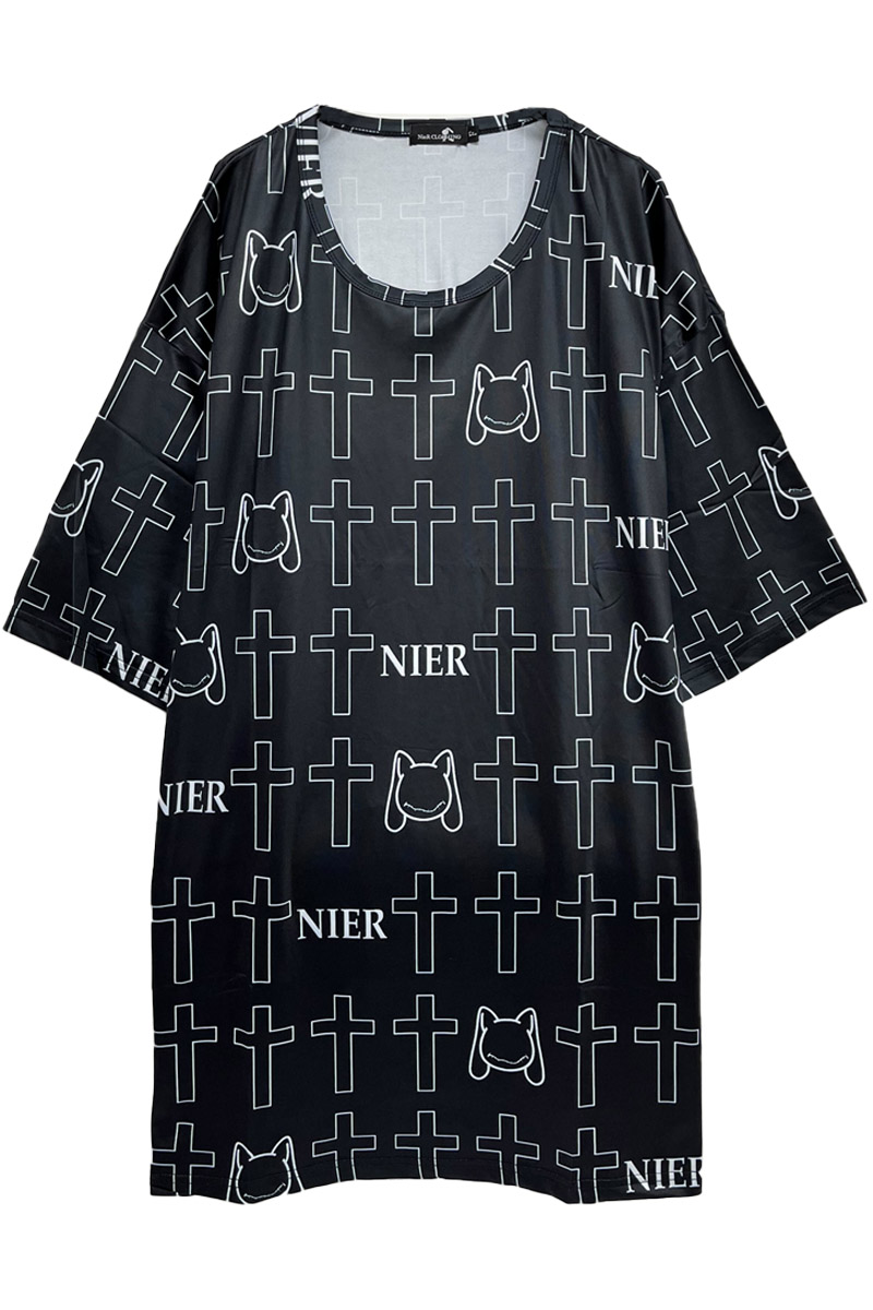 NieR (ニーア) NieRちゃん×CROSS×LOGO総柄CUTSEW