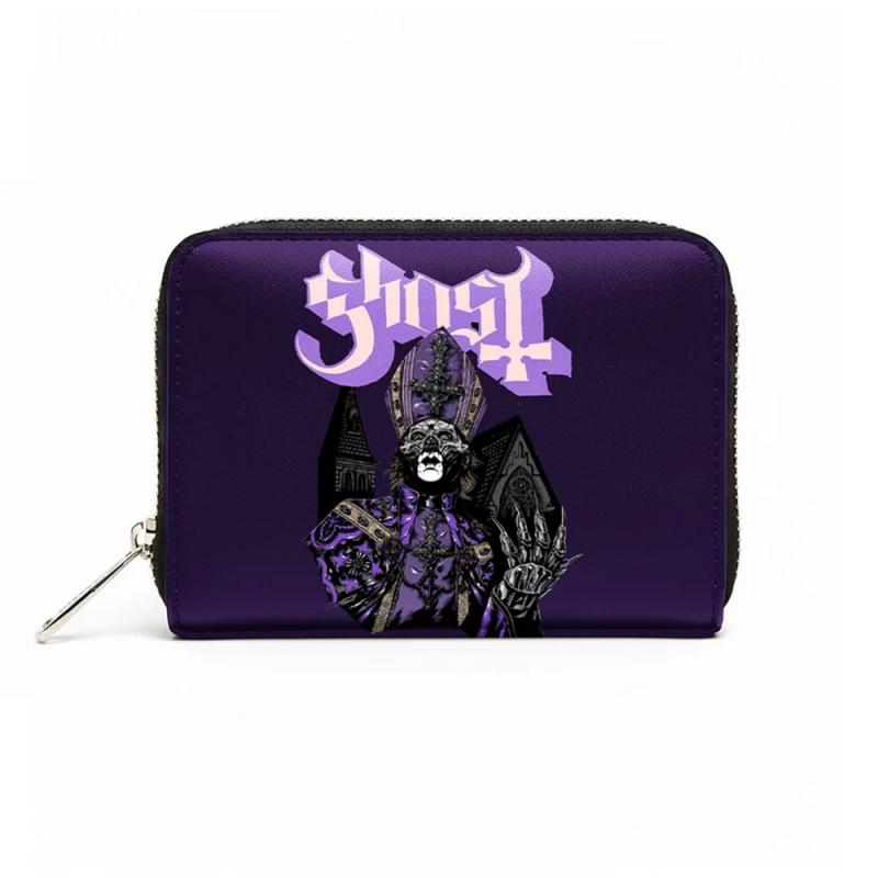 GHOST Zip Top Purse: The Tall Man (Purple)