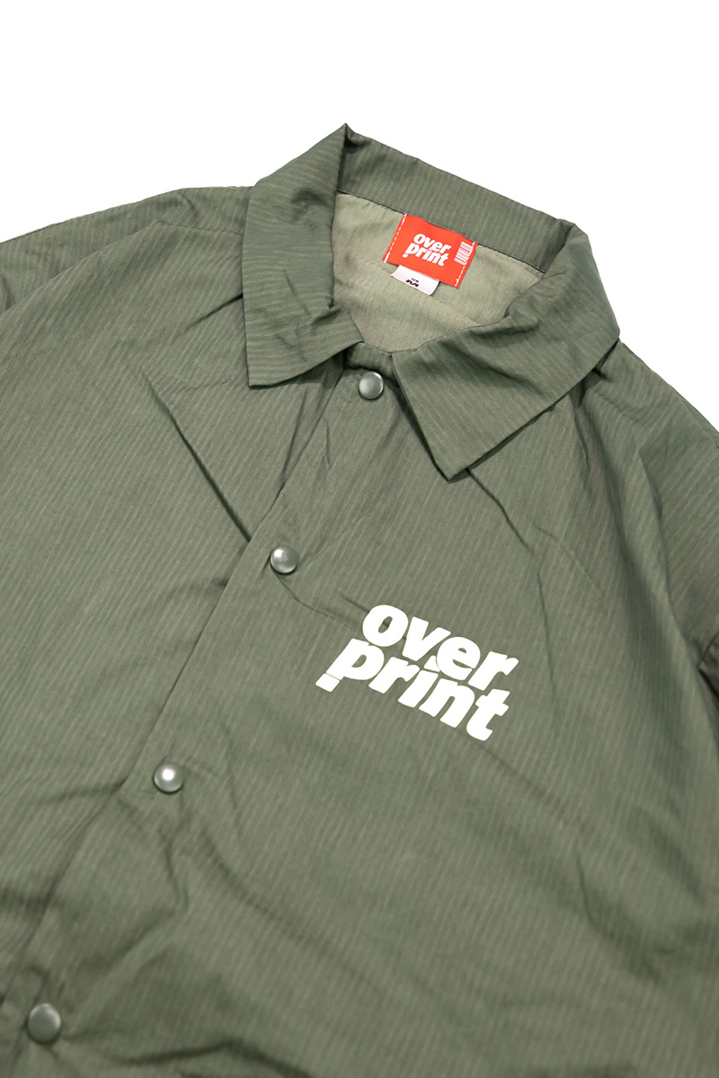 over print / オーバープリント コーチジャケット over print (オーバープリント) No discount COACH JACKET