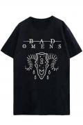 BAD OMENS UNISEX T-SHIRT: RAM SKULL BLACK