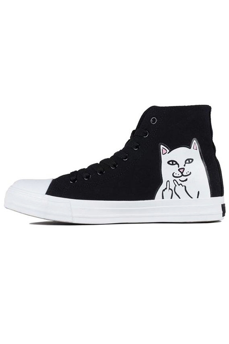 RIPNDIP (リップンディップ) Lord Nermal High-Top Shoes (Black)