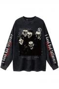 A Good Bad Influence(アグッドバッドインフルエンス) Choose Life LONG SLEEVE T-SHIRT BLACK