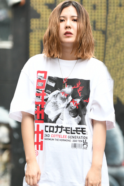 コロナナモレモモ COTTELEE × DEER T-SHIRTS / ロック コロナナモレモモ COTTELEE × DEER T-SHIRTS / ロック