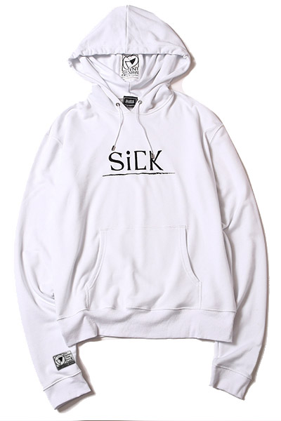 SILLENT FROM ME SICK -Modified Pullover- WHITE