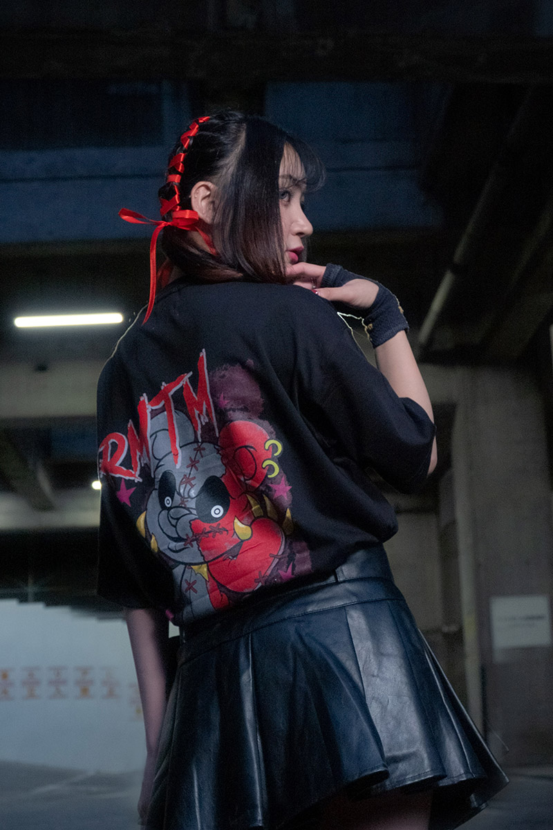 【予約商品】西本りみ×GEKRIOCK CLOTHING×acOlaSia 限定コラボ・Tシャツ　RED