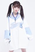 TRAVAS TOKYO【トラバストーキョー】Switching Tilden PO WHITE×BLUE
