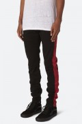 mnml(ミニマル) M75 TRACK STRETCH DENIM BLACK/RED