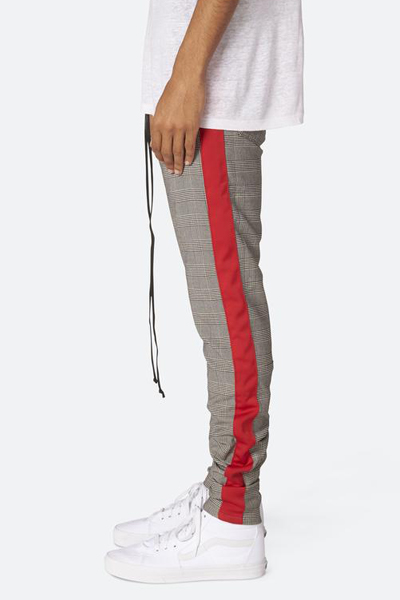 mnml Track Pants black/red