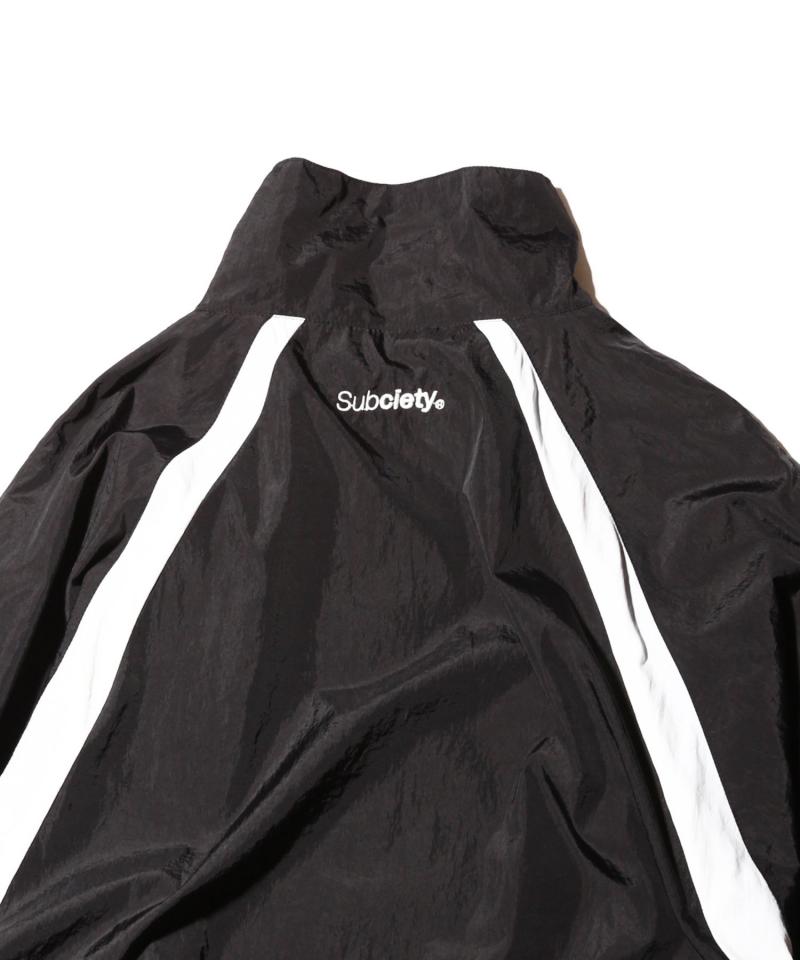 Subciety (サブサエティ) NYLON JKT BLACK / WHITE / ロック