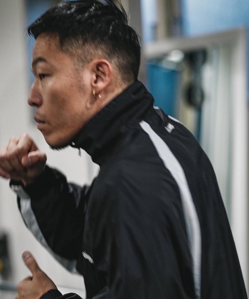 Subciety (サブサエティ) NYLON JKT BLACK / WHITE / ロック Subciety (サブサエティ) NYLON JKT BLACK / WHITE / ロック