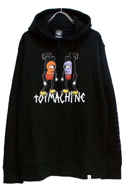 TOY MACHINE TMF18SW10 DOUBLE MOUSEKATER SWEAT PARKA BLACK