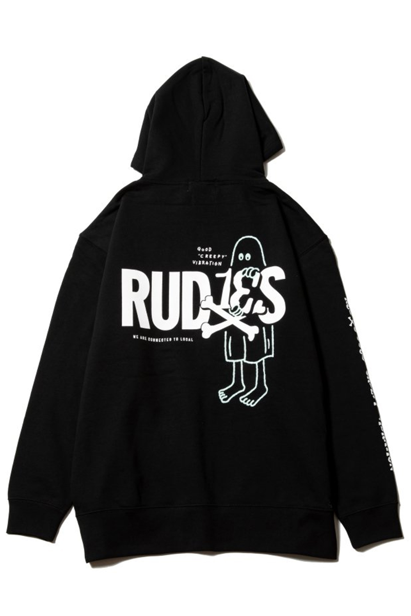 RUDIE'S(ルーディーズ)×SABBAT13(サバトサーティーン) ”RUD13'S HOOD SWEAT" (BK)