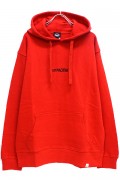 TOY MACHINE TMF18SW7 TAPE LOGO SWEAT PARKA RED