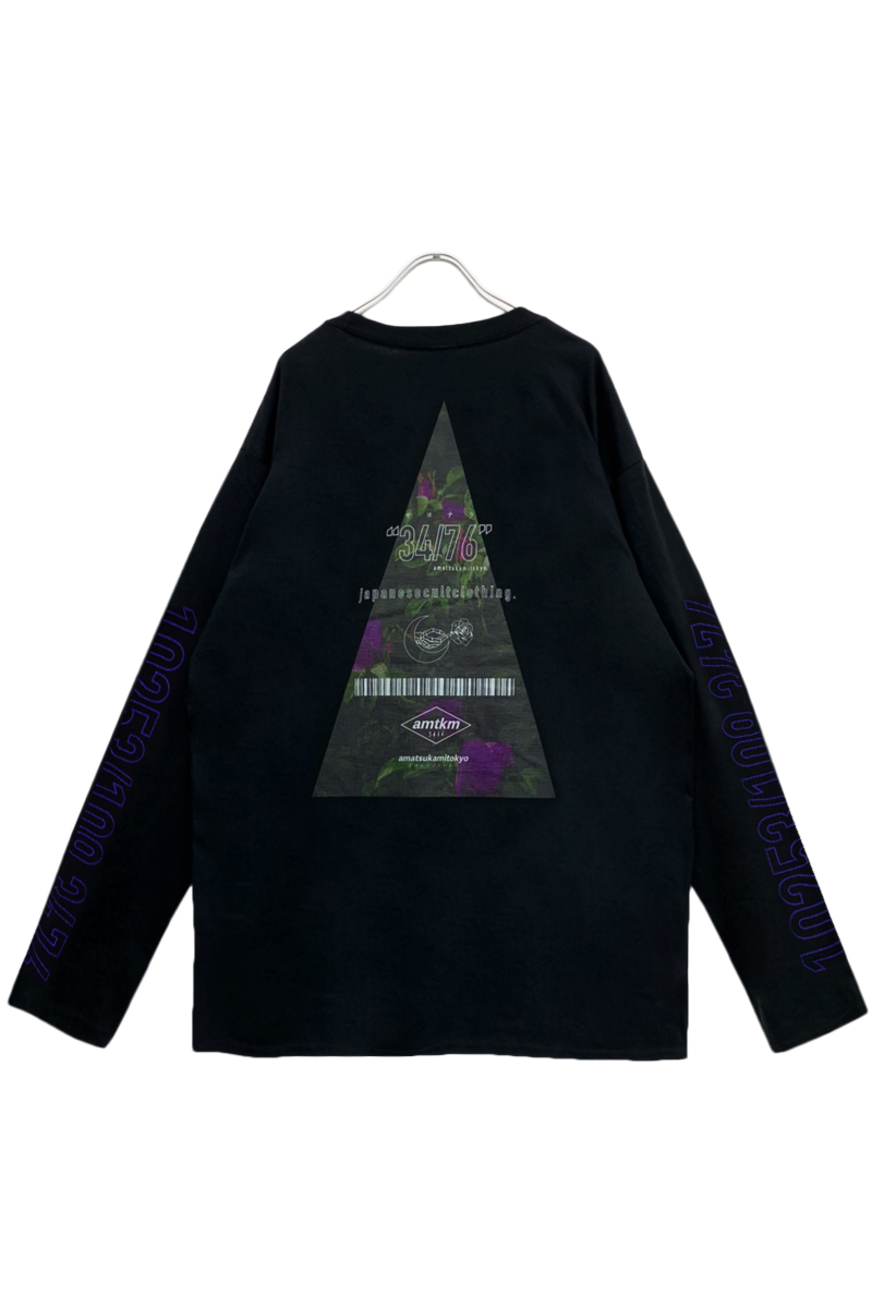 アマツカミ 紫薔薇/Violet Rose L/S T-shirts ロンT
