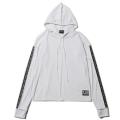 SILLENT FROM ME EVIDENCE Plain Parka WHT