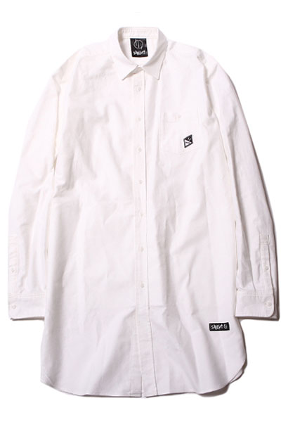 SILLENT FROM ME ICON -Long Shirts- White