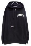 SABBAT13 SBT-PK-027 13X-BONE ZIP HOODIE(ブラック)