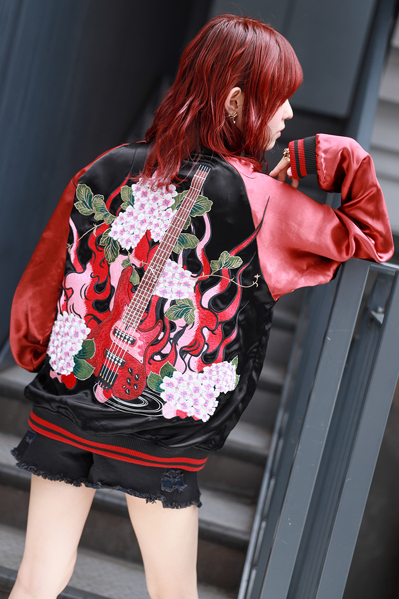 【予約商品】Fami。×GEKIROCK CLOTHINGコラボ・スカジャン(12月中旬お届け予定)
