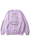 TOY MACHINE SKATE DATE PRINT SWEAT CREW - L. PURPLE