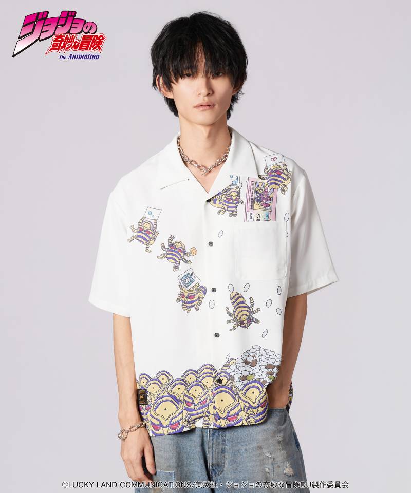 【予約商品】ジョジョの奇妙な冒険xglamb(グラム) Harvest Shirt - White