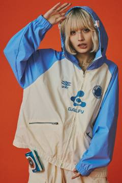 LiSA x GoneR Stadium Jumper Green/Ivory / ロックファッション LiSA x GoneR Stadium Jumper Green/Ivory / ロックファッション