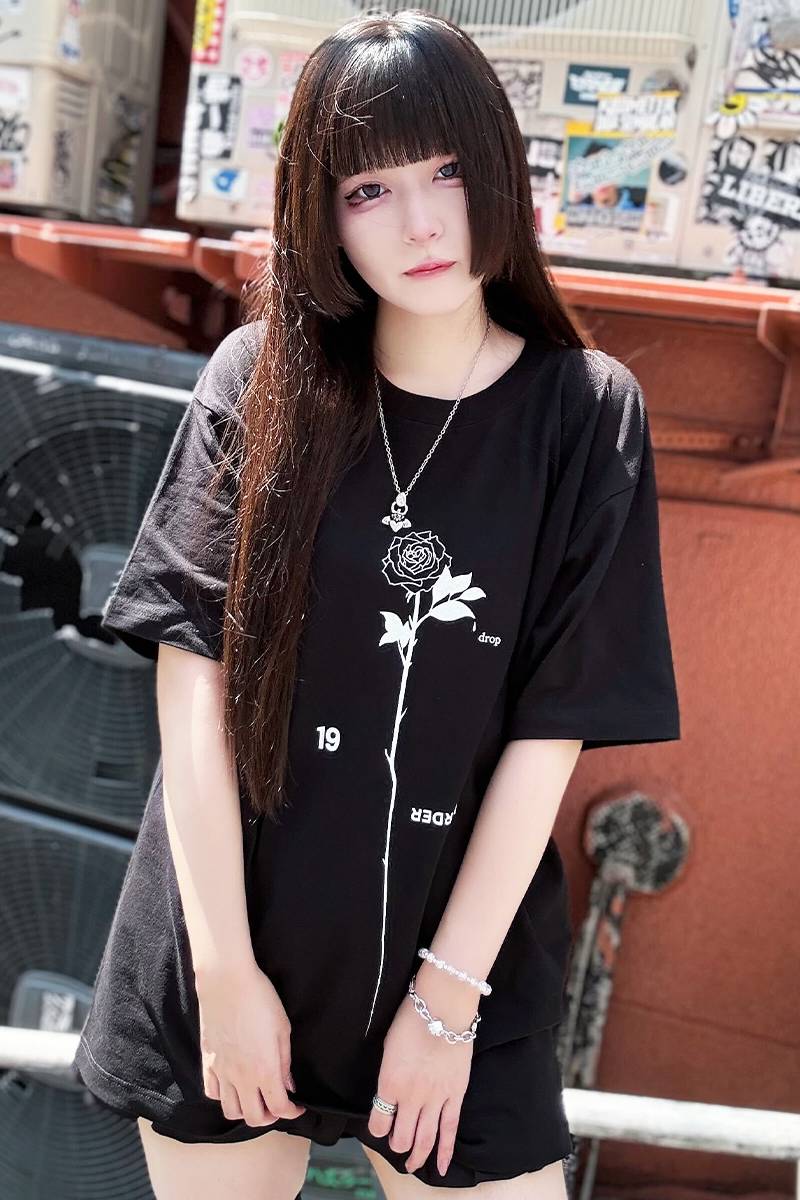 KAVANE Clothing "Drop"OVERSIZE CUTSEW - Black