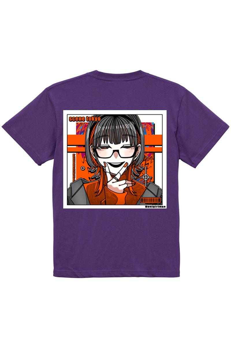 SCENE TOKYO (シーントウキョウ) red girl Tee - Purple