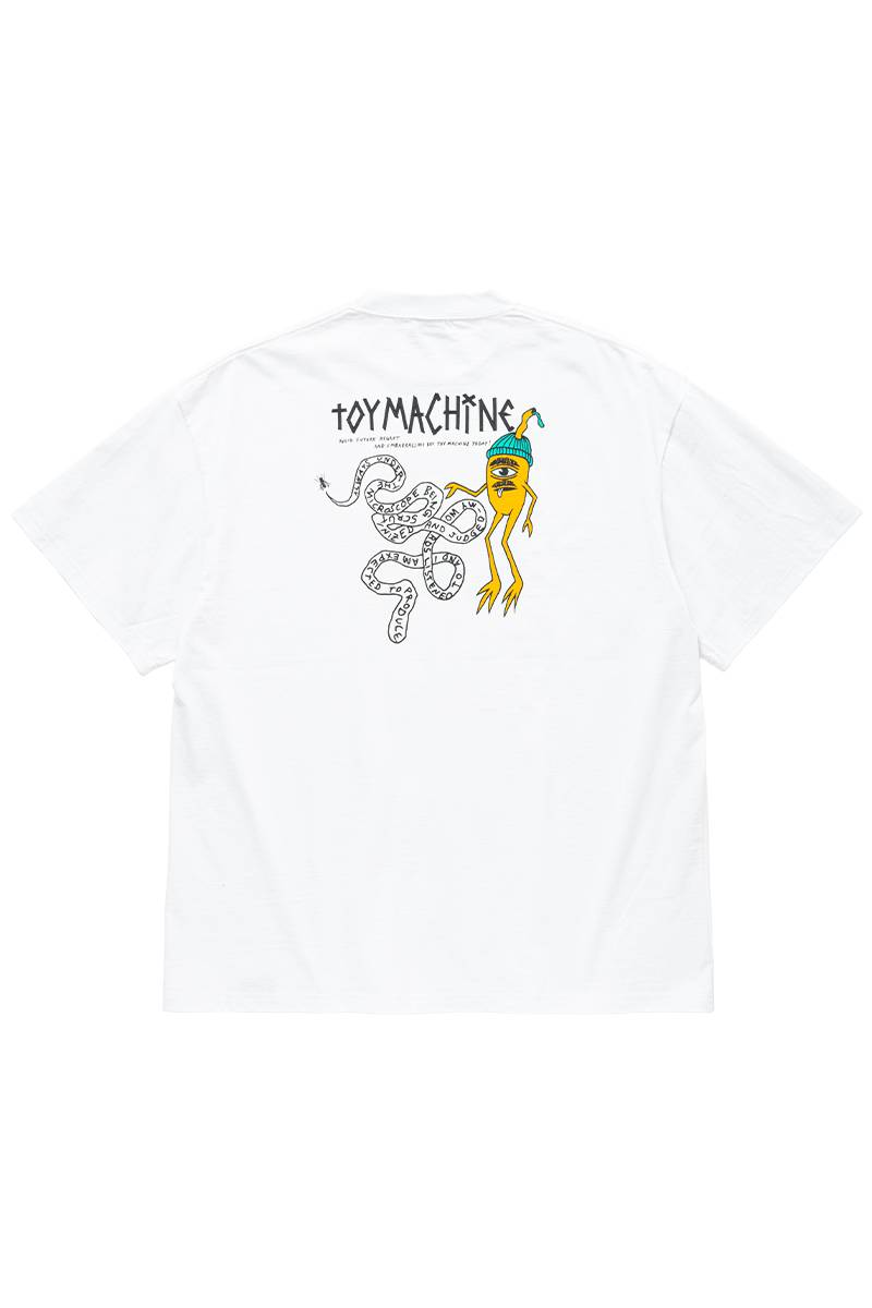TOY MACHINE(トイマシーン)  HEAVY WEIGHT BILLY SS TEE - White
