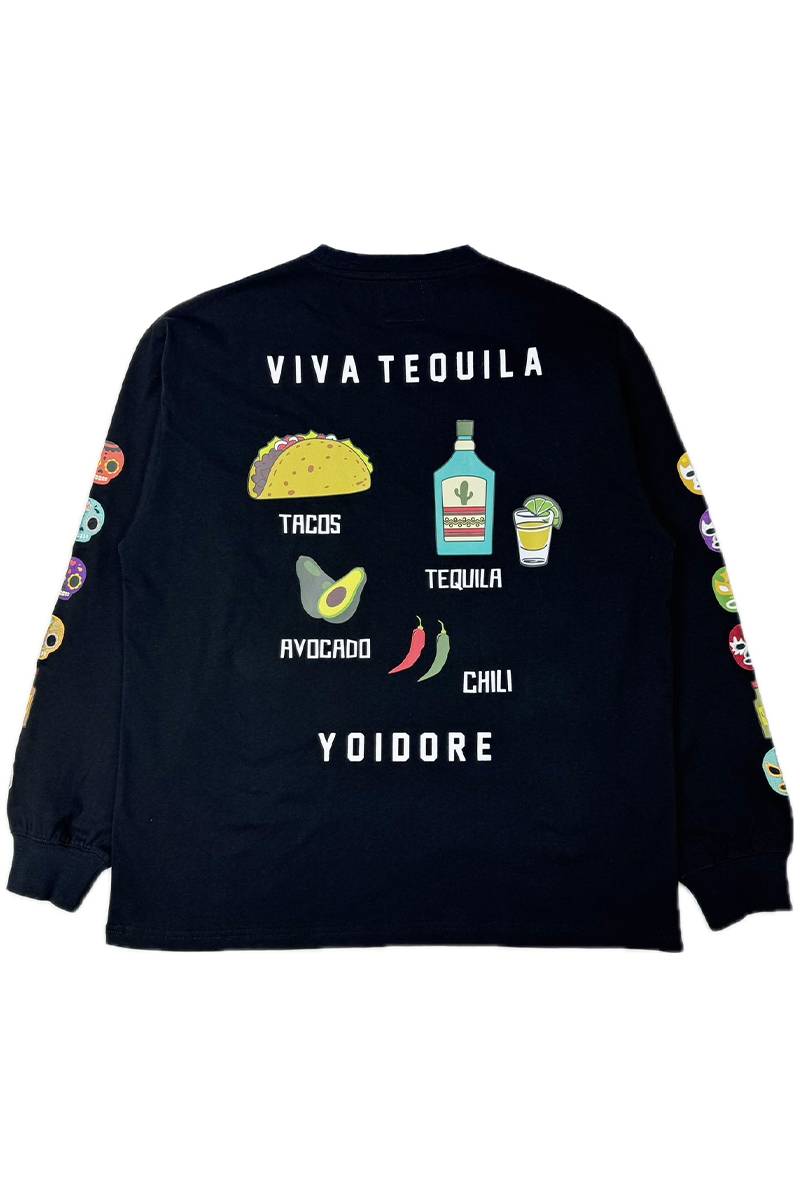 YOIDORE (ヨイドレ) テキーラロンTEE - Black
