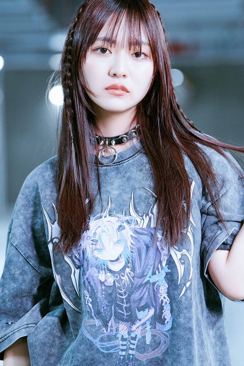 kuua×TRAVAS TOKYO(トラバス・トーキョー) イラスト半袖Tシャツ② - Chacoal